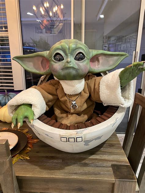 Wearable baby yoda costume | Etsy