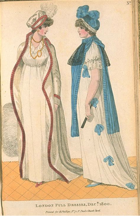 London Full Dresses, December 1800, Fashions of London & Paris ...