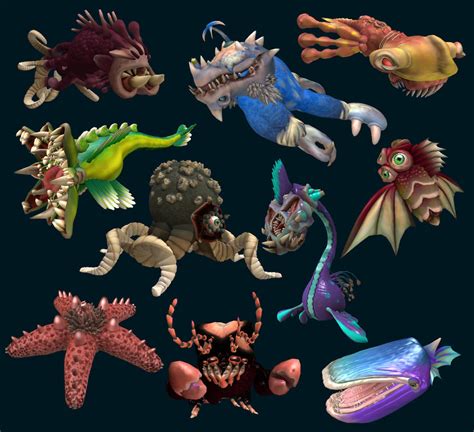 More Spore Sea Monsters by Monster-Man-08 on DeviantArt