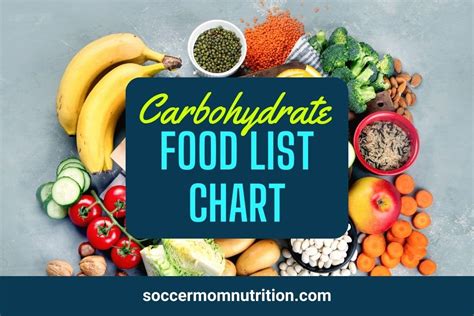 Carbohydrate Food List Chart: Your Ultimate Guide