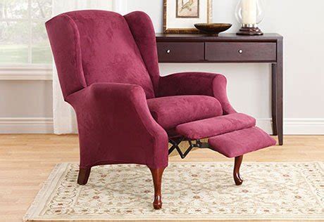 Wingback Recliner Slipcover - Home Furniture Design