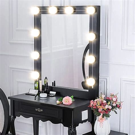 20W Makeup Mirror LED Lights 10 Hollywood Vanity Light Bulbs for ...