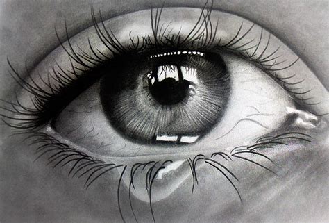 Crying Eye Drawing at PaintingValley.com | Explore collection of Crying ...