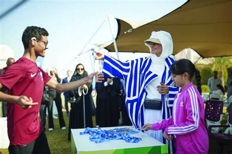 Sheikha Moza launches Qatar Foundation's Sport Day activities - Gulf Times