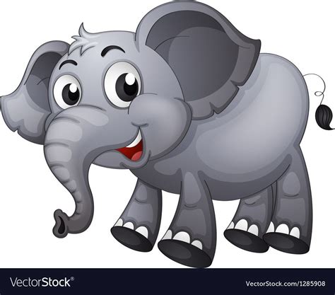 a gray elephant. Download a Free Preview or High Quality Adobe Illustrator Ai, EPS, PDF and High ...