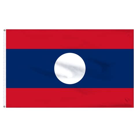 Laos Flag 2×3 Feet – MORBAI