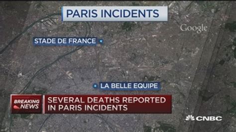 Multiple deaths in Paris incidents