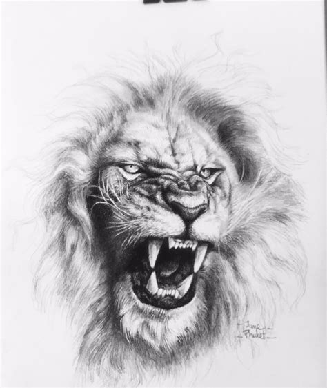 Jane Tattoo Studio Phuket | Roaring lion tattoo, Lion head tattoos ...