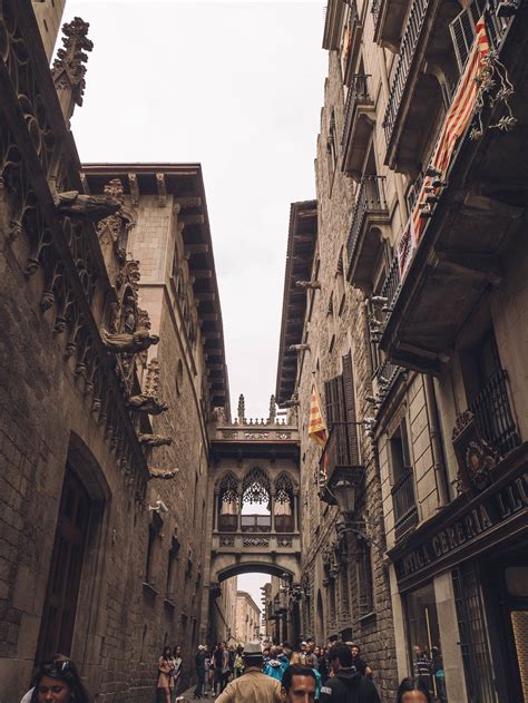 Gothic Quarter Architecture - Barcelona - Spain | Gothic quarter ...