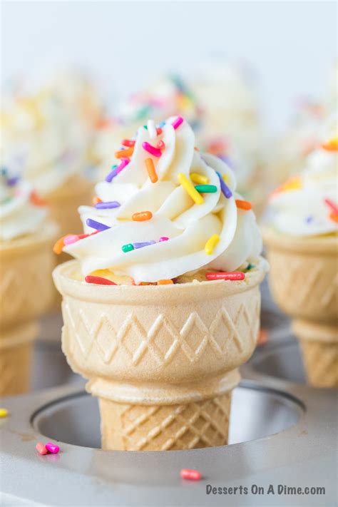 Ice Cream Cone Cupcakes & VIDEO