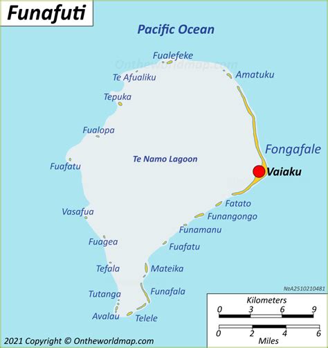 Funafuti Map | Tuvalu | Detailed Maps of Funafuti and Vaiaku