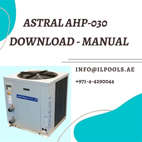 Download All Astral Heat Pump Manual for AHP Series Heat Cool