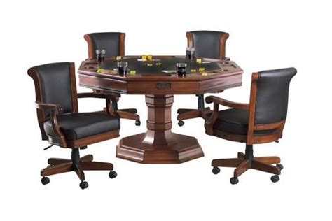 Brunswick Centennial Games Table w/4 chairs - Hallmark Billiards