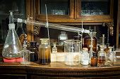 Free picture: science, laboratory, bottles, chemicals, chemistry,