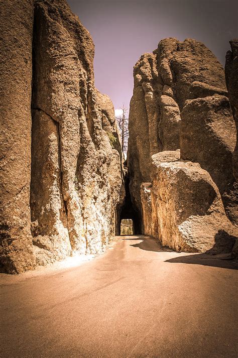 Needles Eye Tunnel at Custer State Park, Black Hills. South Dakota. Photograph by Art Spectrum