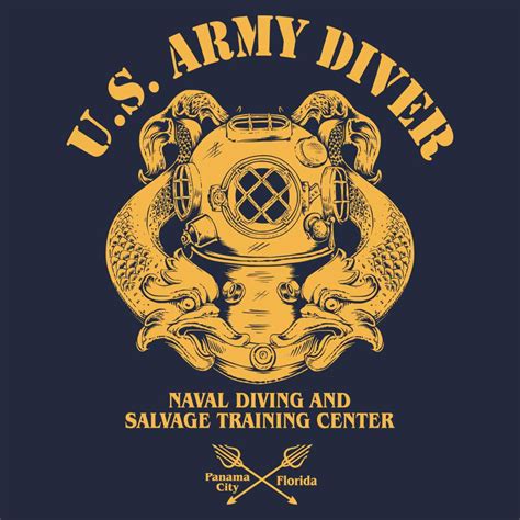 U.S. Army Diver Naval Diving and Salvage Center PCB Navy Dive Shirt
