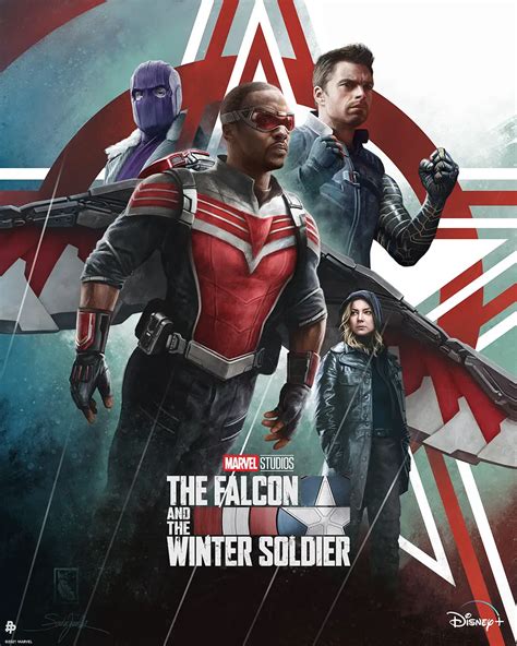 The Falcon And The Winter Soldier TV Series Poster Wall Art Print Photo Digital Prints Art ...