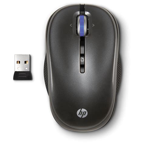 HP 2.4GHz Wireless Optical Mouse (Charcoal) XP355AA#ABL B&H