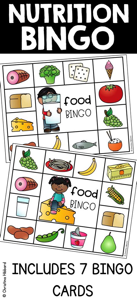 Nutrition Bingo | Nutrition activities, Nutrition, Healthy food activities