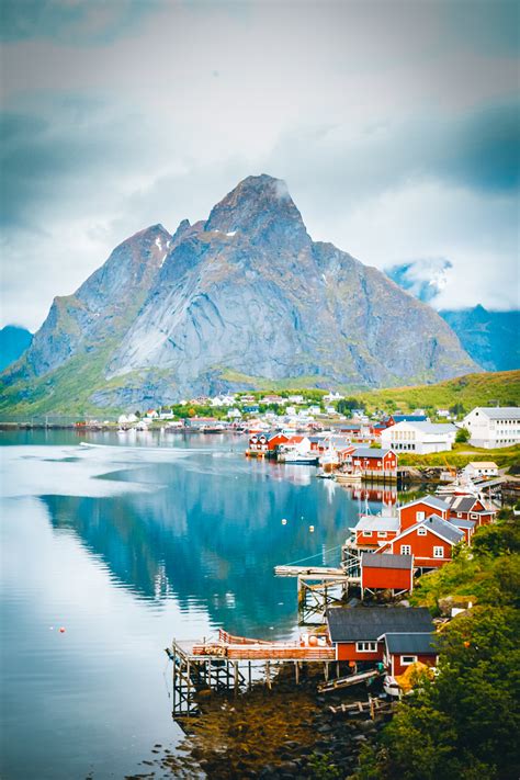 Reine Lofoten Islands Norway Map