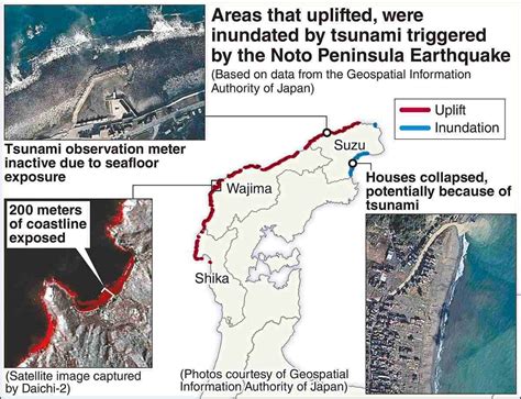 Japan Noto Peninsula Earthquake Exposes 200 Meters of New Coastline - The Japan News