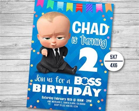 Boss Baby Invitation Boss Baby Birthday Boss Baby Party | Images and Photos finder