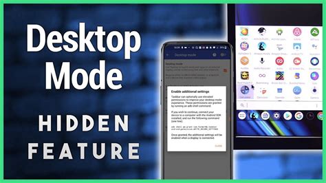 Android 10 Desktop Mode: Experimenting With a Hidden Feature - YouTube