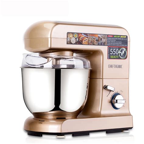 ZA10 Automatic table food processor 304 stainless steel food mixer Dough meat eggs cream Baking ...