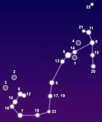 Constellation Scorpius - The Constellations on Sea and Sky