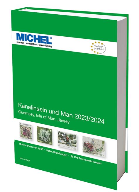 Michel Europa-Katalog Band 14 Kanalinseln und Man 2023/2024 - collectura