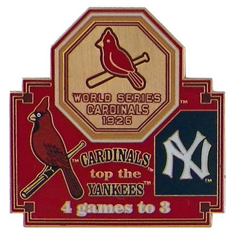 1926 World Series Commemorative Pin - Cardinals vs. Yankees