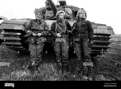 NATO exercises in Germany, female crew of a tank Centurion of Danish ...