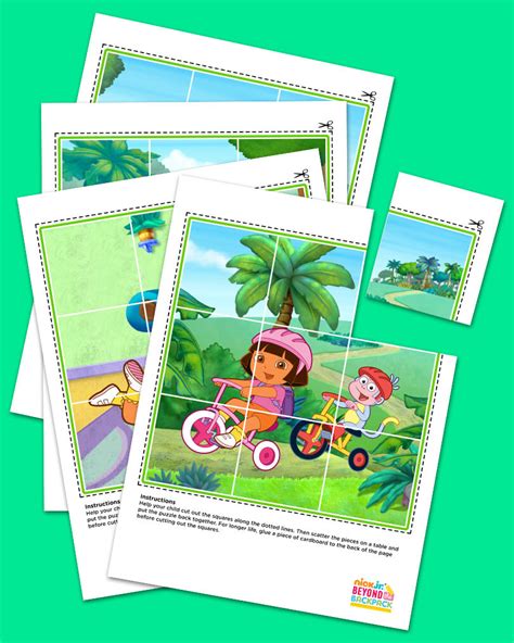 Dora The Explorer Activity Sheets – Nick Helps