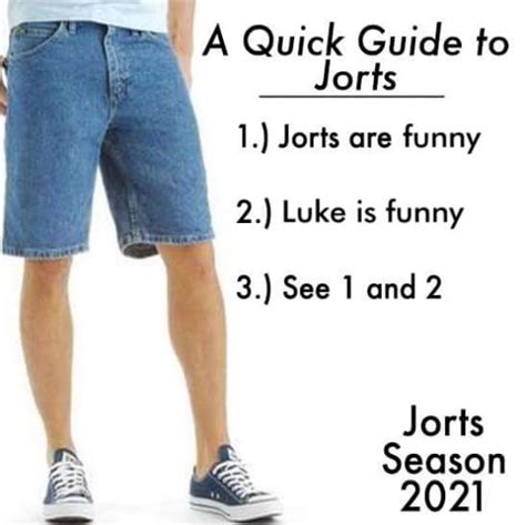 A Quick Guide to Jorts 2021 | Jorts | Know Your Meme