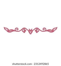 Ornate Border Element Vector Illustration Stock Vector (Royalty Free) 2312492865 | Shutterstock