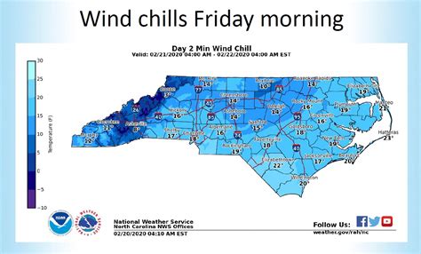 NWS – Wind Chill Map 02-20-19-1 | JoCo Report