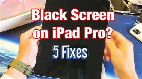 iPad Pro: Black Screen of Death? 5 Solutions - YouTube