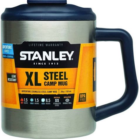 Stanley Stainless Steel Camp Mug, 20 oz - Walmart.com - Walmart.com