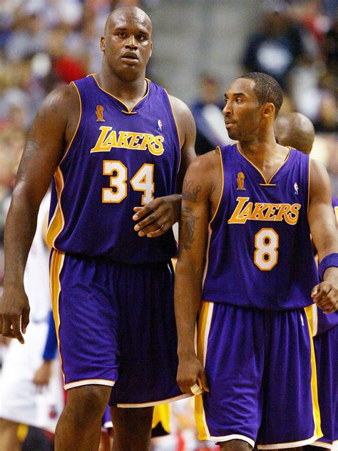 Shaquille O'Neal & Kobe Bryant | Shaquille o'neal, Lakers basketball, Kobe bryant