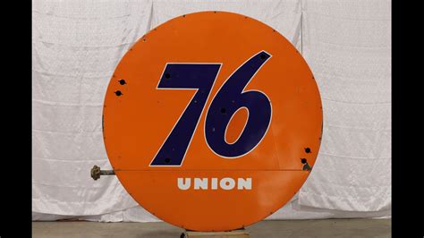 Union 76 60x60x7 at The Walker Sign Collection 2015 as S102 - Mecum ...