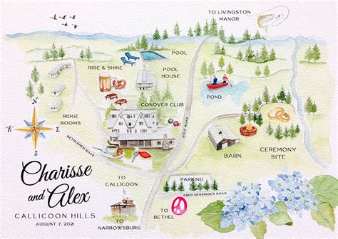 Watercolor Resort Map