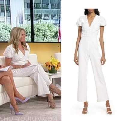 Outnumbered: August 2022 Cheryl Casone's White Lace Jumpsuit | Shop Your TV