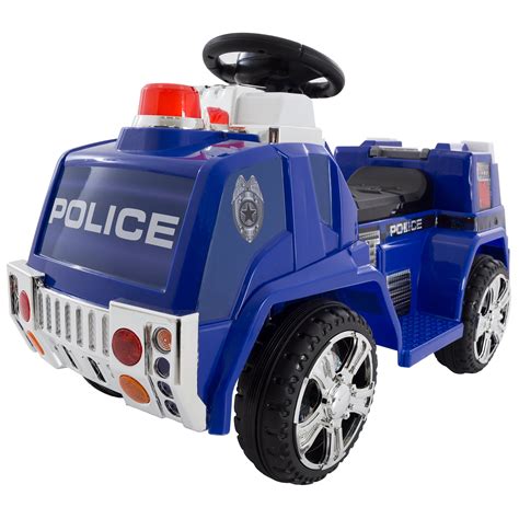 Ride on Toy, Police Truck for Kids, Battery Powered Ride on Toy by Hey ...