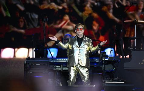 Elton John wows Glastonbury with career-spanning, star-studded set in ...