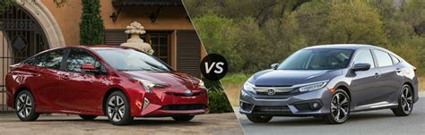 2016 Toyota Prius vs 2016 Honda Civic Sedan