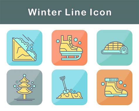 Winter Vector Icon Set 20648261 Vector Art at Vecteezy