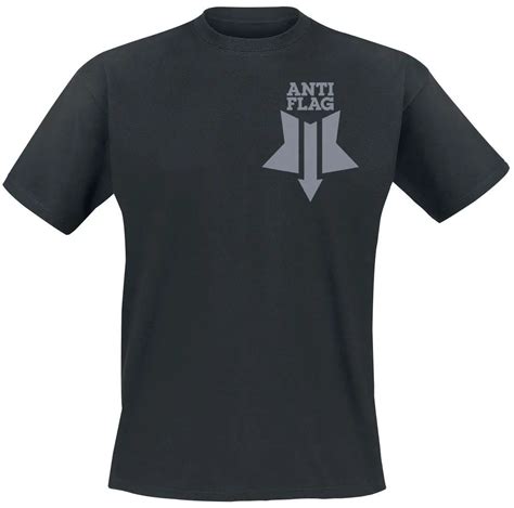 Anti Flag American Attraction T Shirt mottled dark grey-in T-Shirts ...