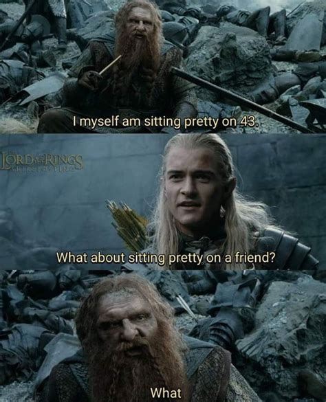 Oh legolas : r/lotrmemes