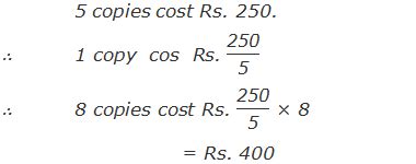 10 Math Problems: Unitary Method