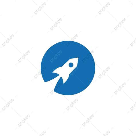 Simple Rocket Ship Clipart Transparent Background, Simple Rocket Logo Icon Vector Template, Logo ...